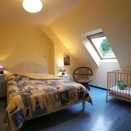 펜션 La Maison Bleue Hauteville-sur-Mer